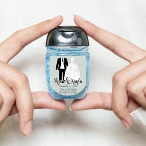 Wedding Handsanitizer Labels - Personalized Mini Sanitizer Labels for  Baby Shower - PocketBac sized