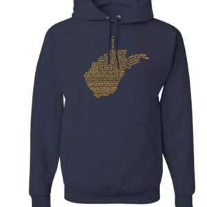 Take Me Home Country Roads Hoodie, West Virginia, WVU, Mountaineers, Country Roads, Almost Heaven