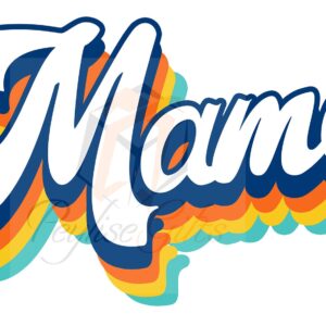 Retro Mama SVG |  PNG | Mama |  1980 Vintage