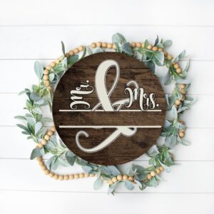 Mr & Mrs | Wedding | Farmhouse Wall Decor | Home Sign | PNG File
