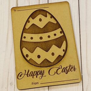Easter Souvenir Card | Easter | SVG Laser-Ready Cut Files | Glowforge - INSTANT DOWNLOAD