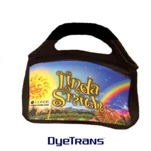 Neoprene Mini Lunch Tote - 9.5" high x 9" wide with 4.75" width