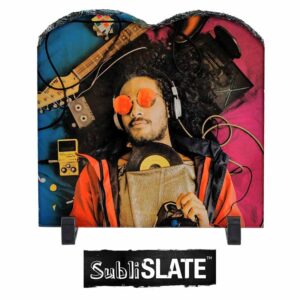 Slate Gloss Plaque - 7.8" x 7.8" – Tablet